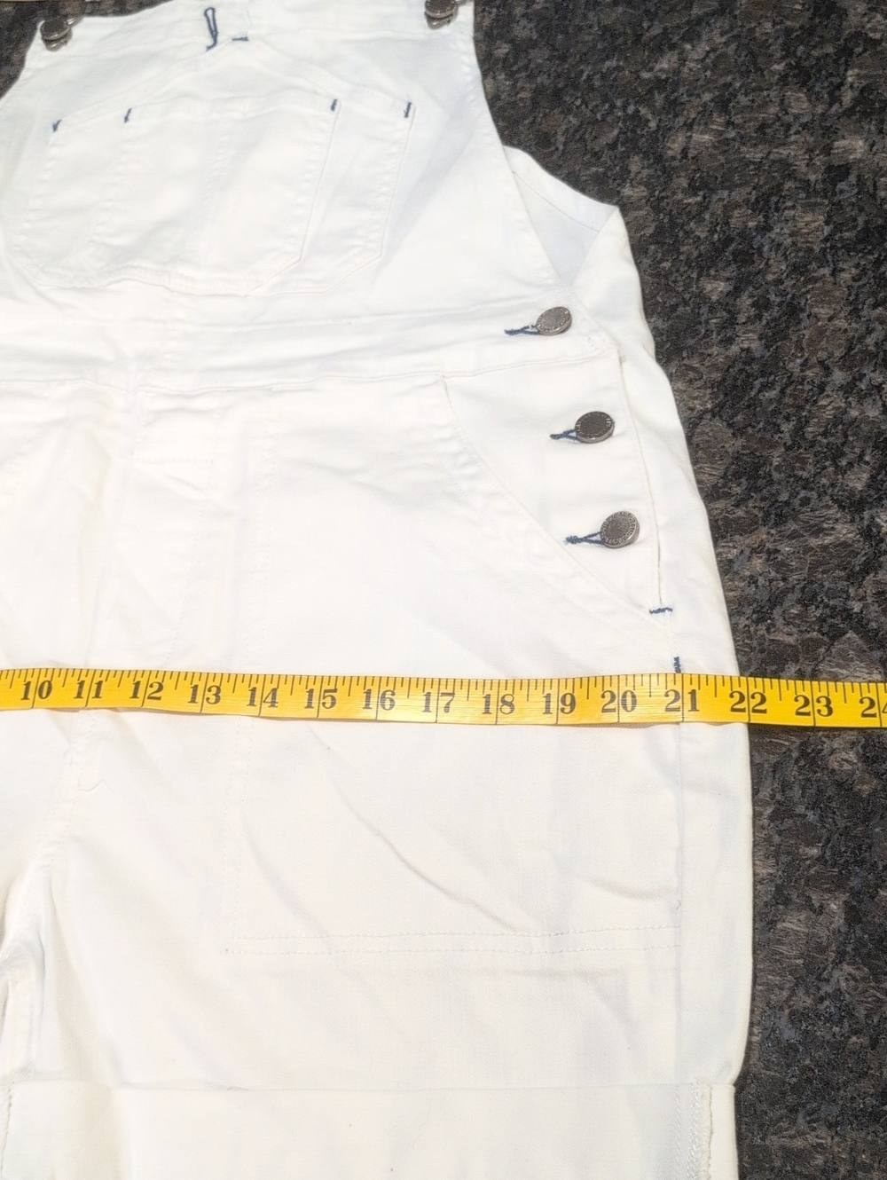 Coco + Carmen White Denim Overalls - Picture 11 of 11
